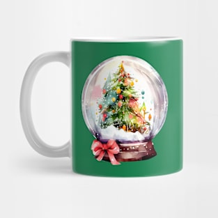 Christmas snow globe Mug